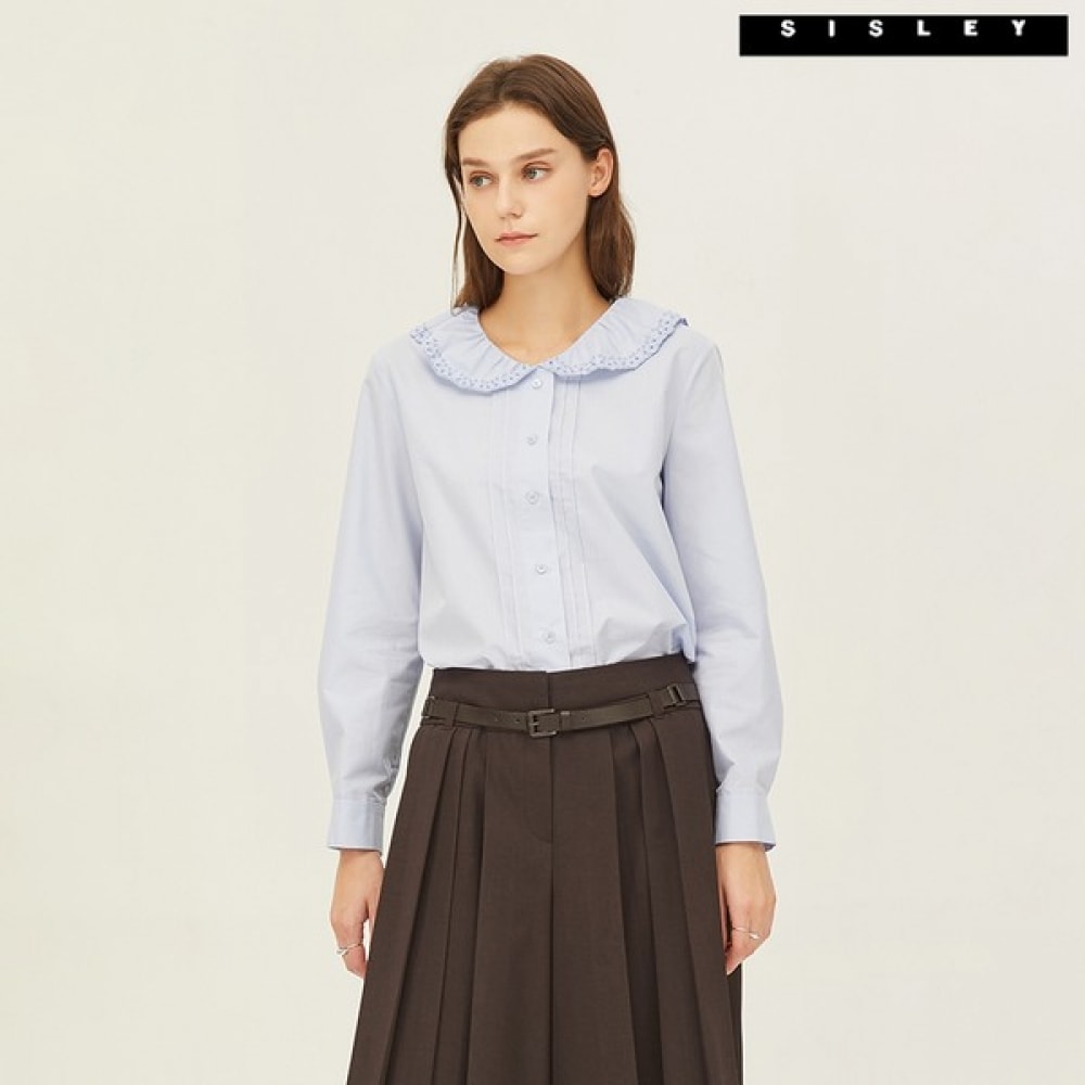 (シスレー) シスレーヘイズアイレットカラーブラウス SAWS34261_SB