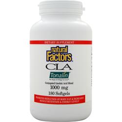 NATURAL FACTORS社　CLAトナリン (1000mg) 180ソフトジェルカプセル