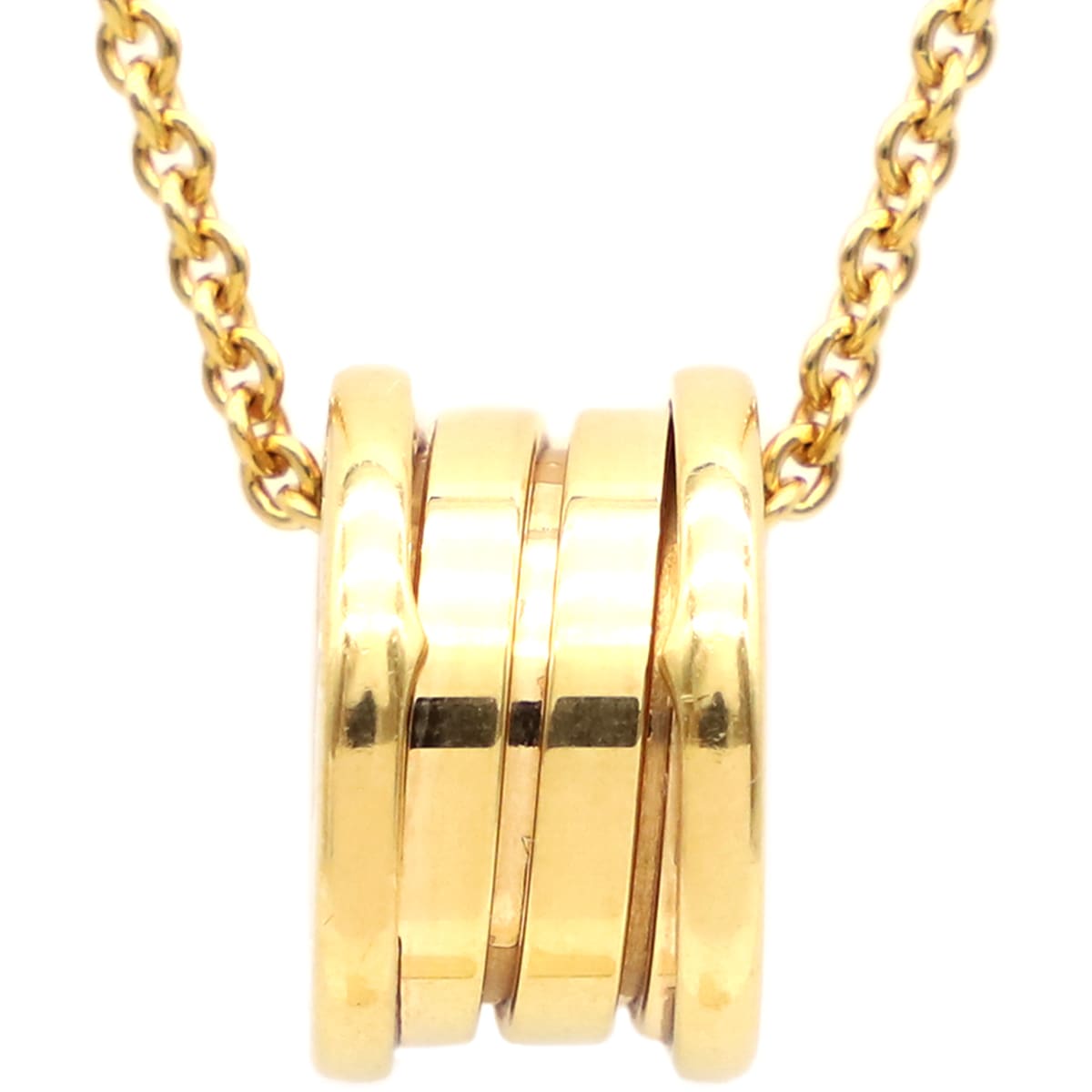 ブルガリ BVLGARI ネックレス ビーゼロワン ネックレス K18YG イエローゴールド B-zero1 ペンダント 18K 750YG 【中古】