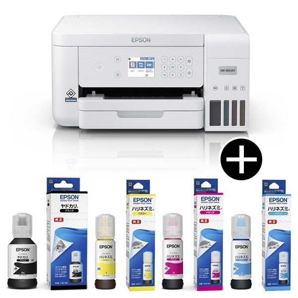 エプソン EW-M634T : エプソン プリンター エコタンク搭載 A4カラー