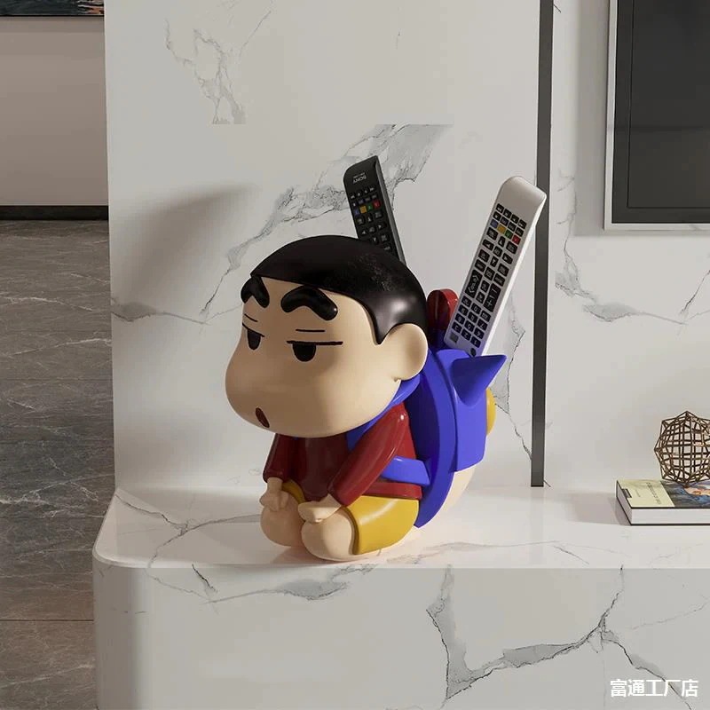 人気クレヨンしんちゃん リビングルーム コーヒーテーブル ポーチ デスクトップ エアコン リモコン 雑貨収納ボックス 整理ボックス 装飾