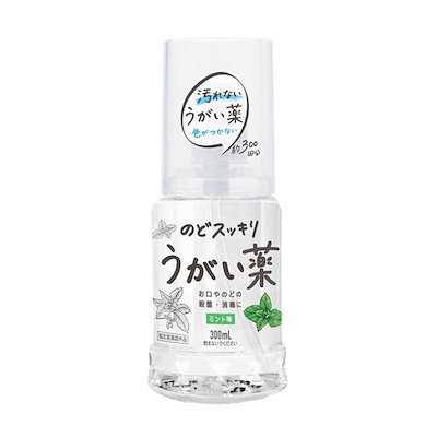 他サイト： 【健栄製薬】 ケンエー　のどスッキリうがい薬CP ミント味　300ml 【医薬部外品】のどの殺菌消毒洗浄口臭の除去の商品画像