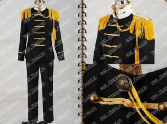 コスプレ衣装 ヘタリア 日本 黒軍服 3巻欧州車事情