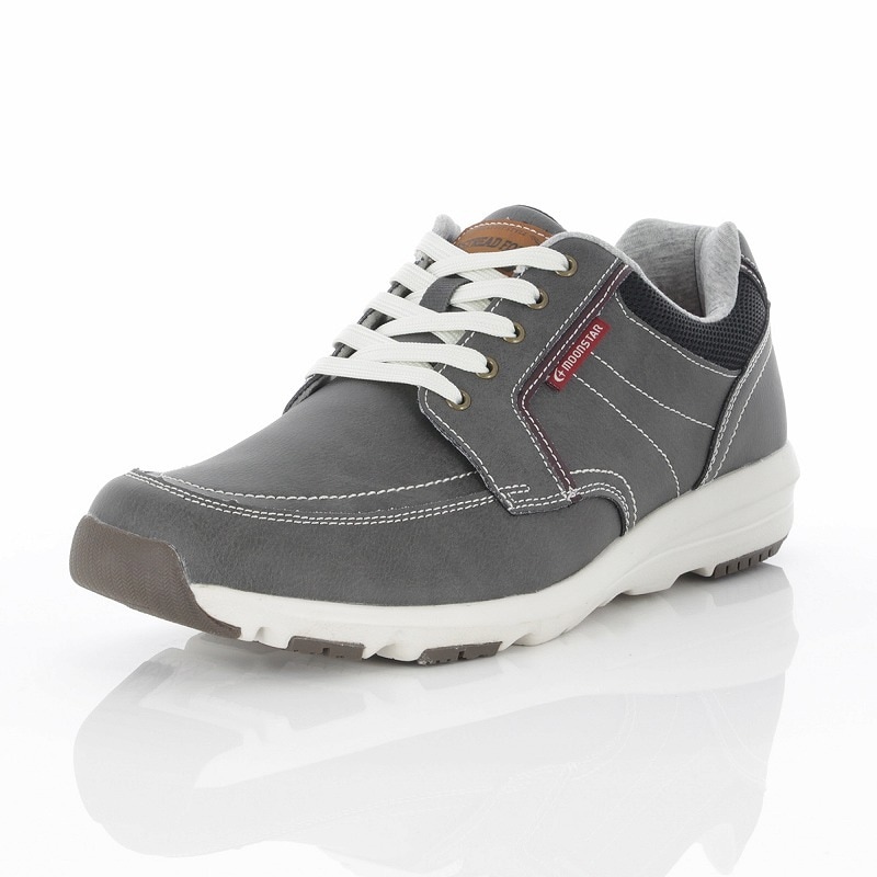 メンズ カジュアル スニーカー SPLT AMM102 グレイ シューズ 幅広4E 軽い 抗菌防臭