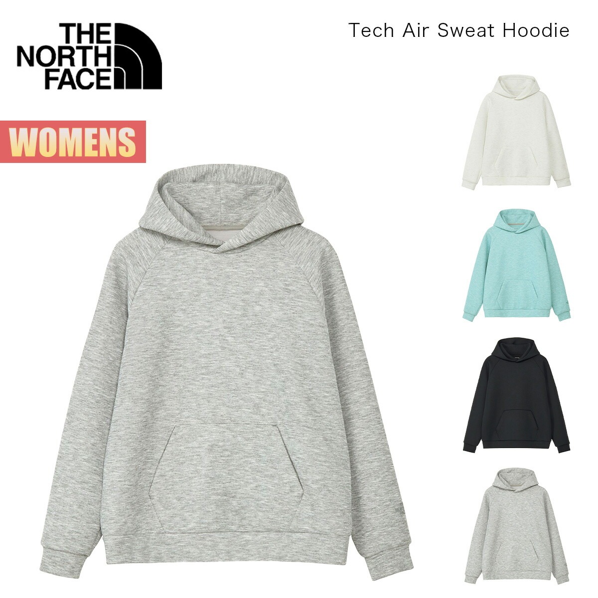 パーカー レディース テックエアースウェットフーディ Tech Air Sweat Hoodie プルオーバー 3層構造ニット シンプル