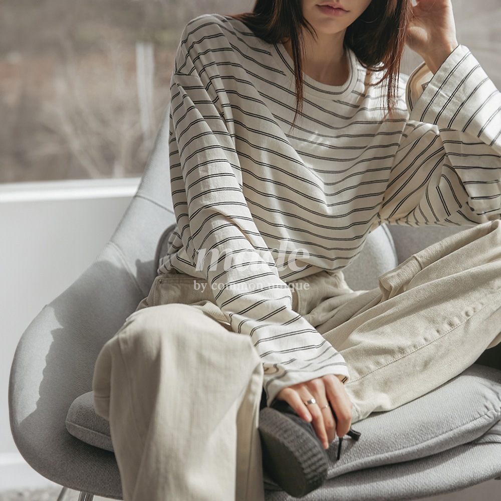 ボーダールーズ長袖Tシャツ