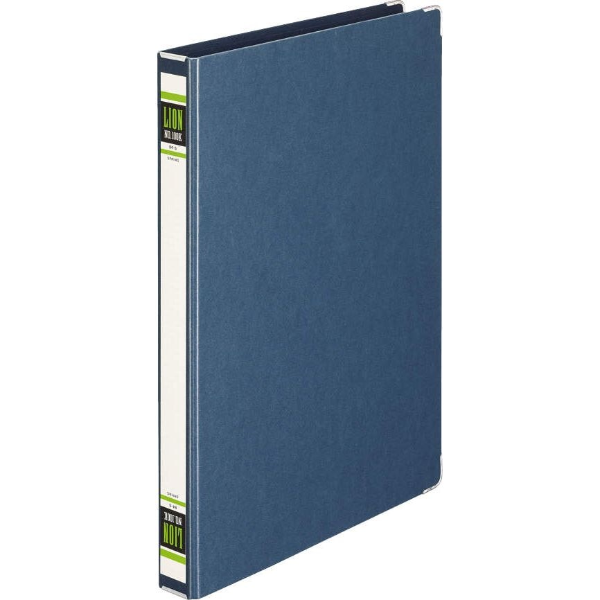 （まとめ買い）ライオン事務器 スプリングファイル B4タテ 2穴 300枚収容 背幅36mm No.100K B4S 107-11 [x3]