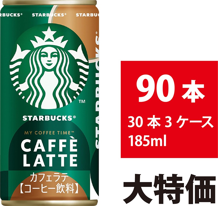 サントリー カフェラテ 185ml 90本 30本×3ケース MY COFFEE TIME 缶コーヒー 飲み切りサイズ