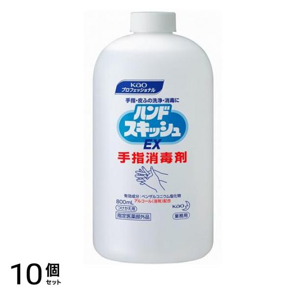 ハンドスキッシュ EX 手指消毒剤 詰め替え用 800mL 10個セット