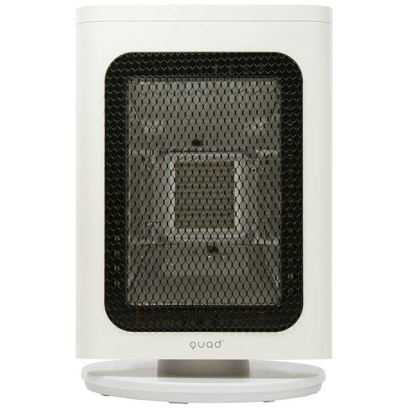 QUADS　省エネリフレクトストーブ RIFLECA(リフレカ) 省エネ運転200W [首振り機能] アイボリー　QS327-IV