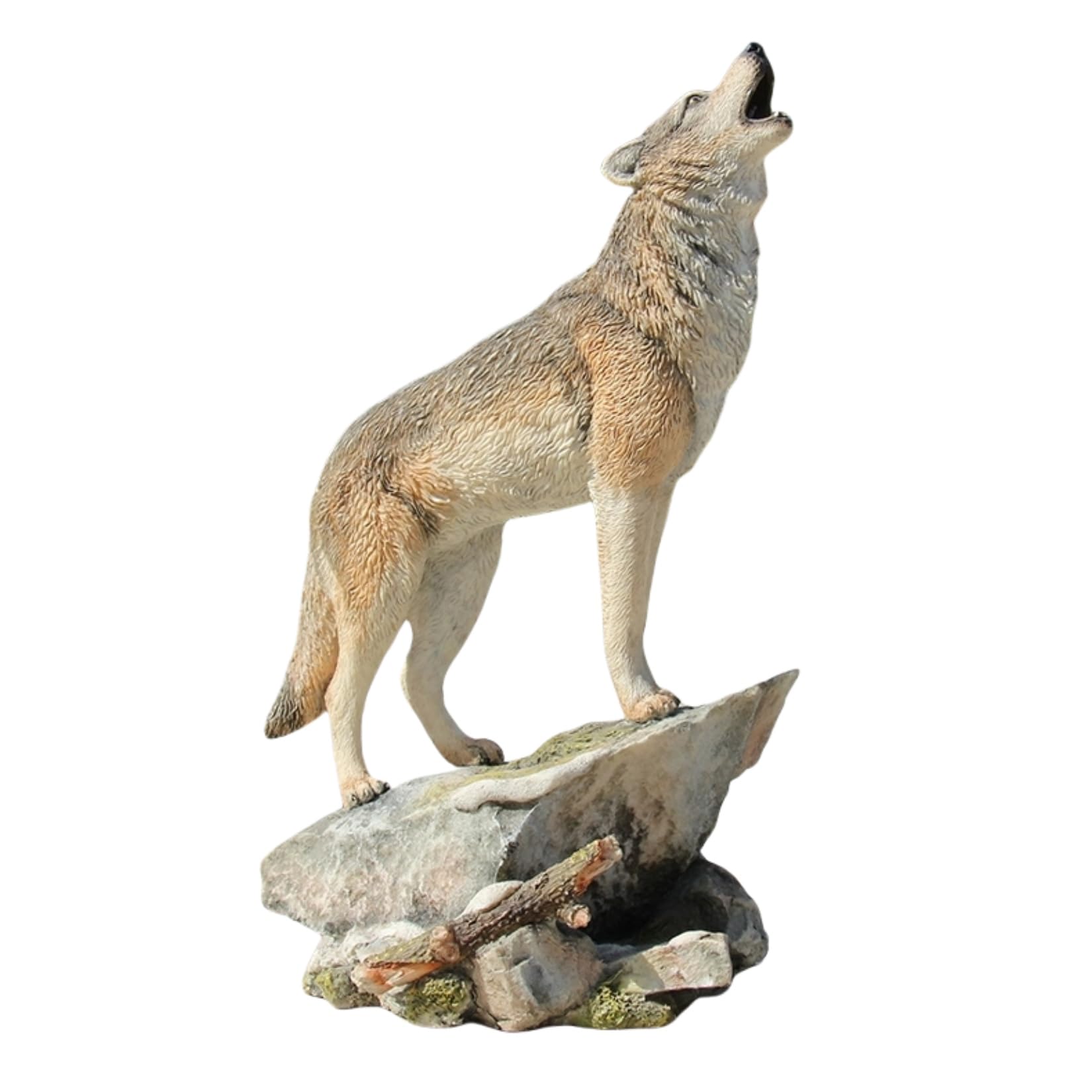 JJM オオカミ コヨーテ 20.5cm 動物 プラモデル 模型 大人 誕生日 プレゼント 贈り物 リアル フィギュア PVC 家 カー 車 インテリア オプジェイ 置物 情景 道具 コレクション