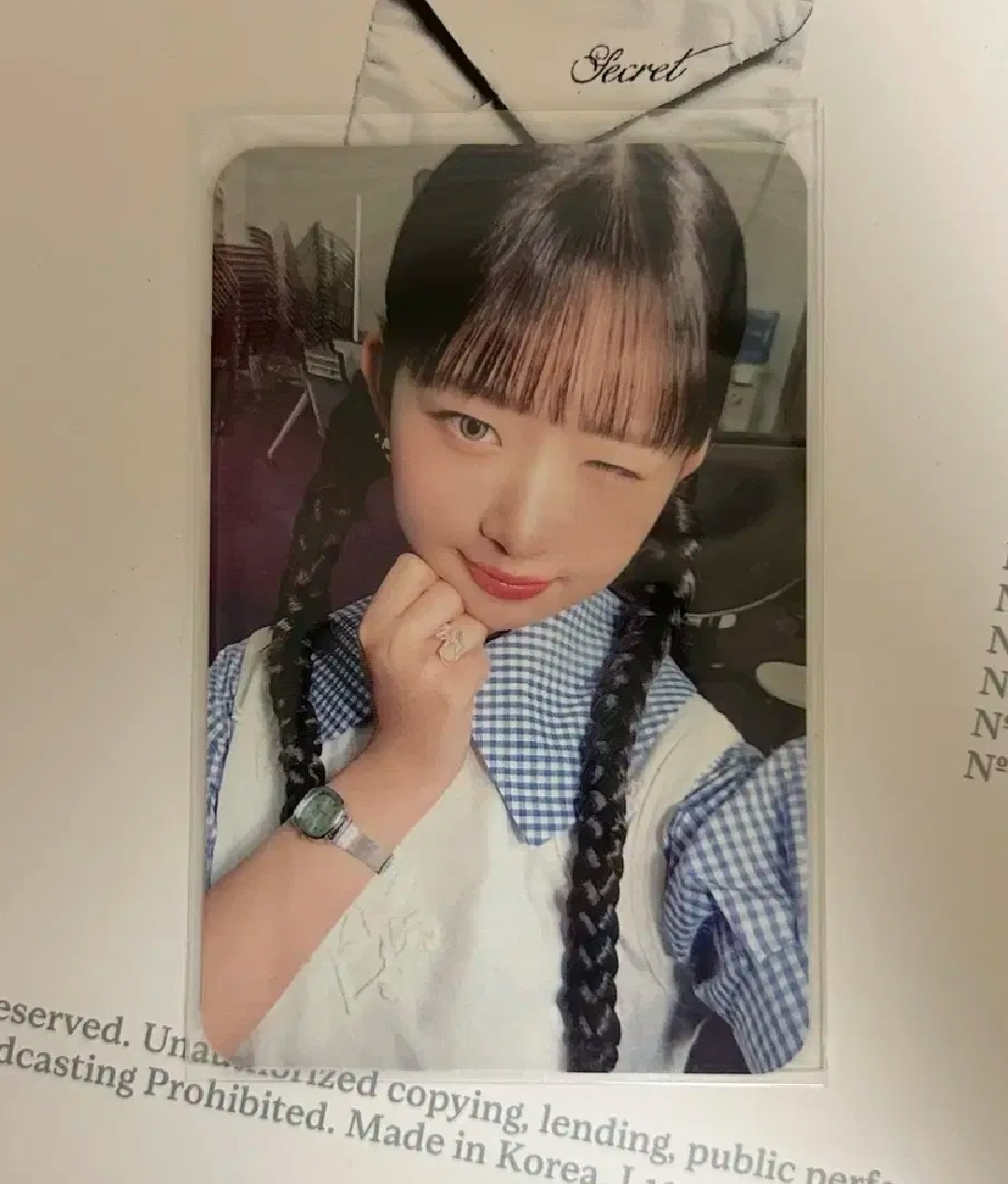 IVE REI レイ EMPATHY サノク 事前収録 限定 トレカ 韓国 サノク事前収録 トレカ Photocard EMPATHY