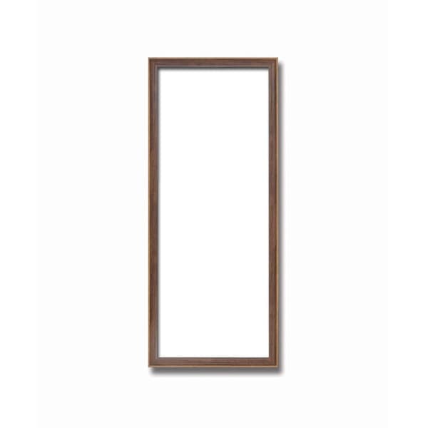( てぬぐい額 ) 軽い樹脂製 縦長額 横長額 前面透明PET仕様 890×340mm ブラウン 額 額縁 フレーム