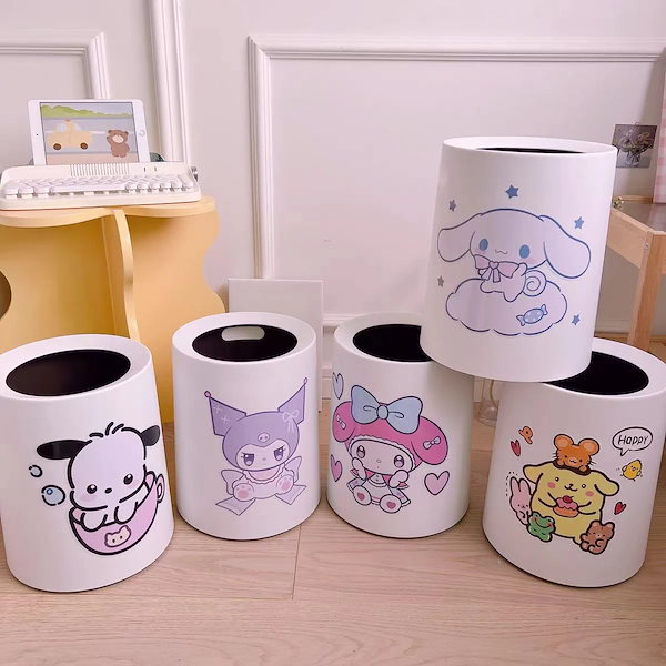 Qoo10] サンリオ ゴミ箱ins風クロミゴミ箱デス
