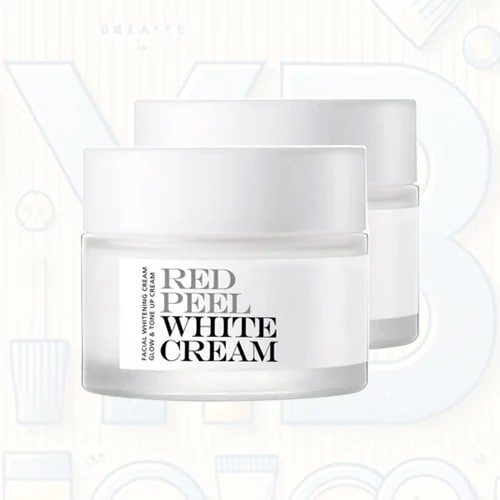 レッドピールホワイトクリーム 50g x2/ x3 / 択一 / 角質ケア / トーンアップ / 輝きのある肌 /