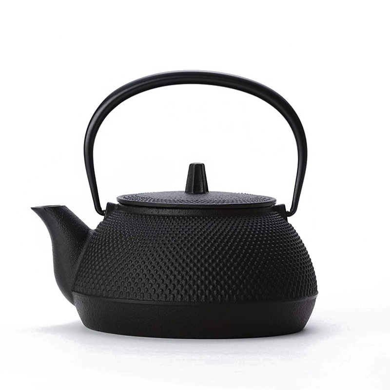 岩鋳 Iwachu 鉄瓶 黒焼付 0.65L 鉄瓶兼用急須 5型新アラレ IH対応 12822