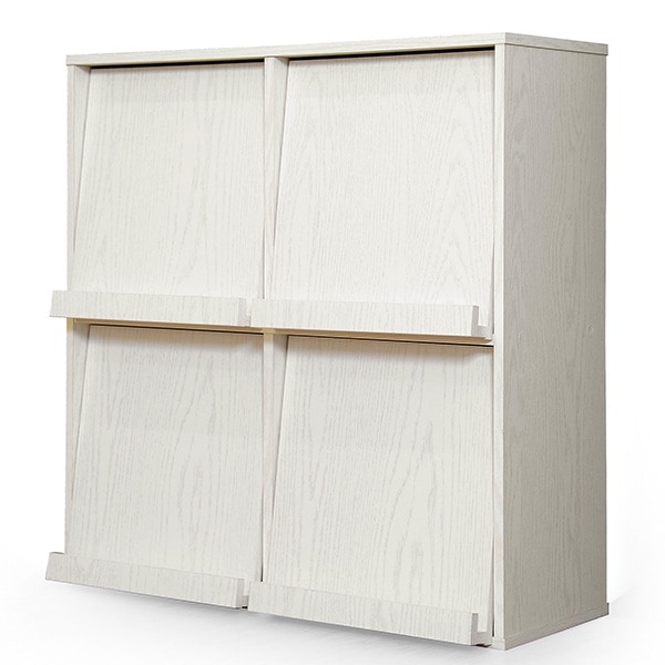 リーテンスタッド LSD-06-0001-wo 4枚フラップ書棚 WO ホワイトオーク メーカー直送