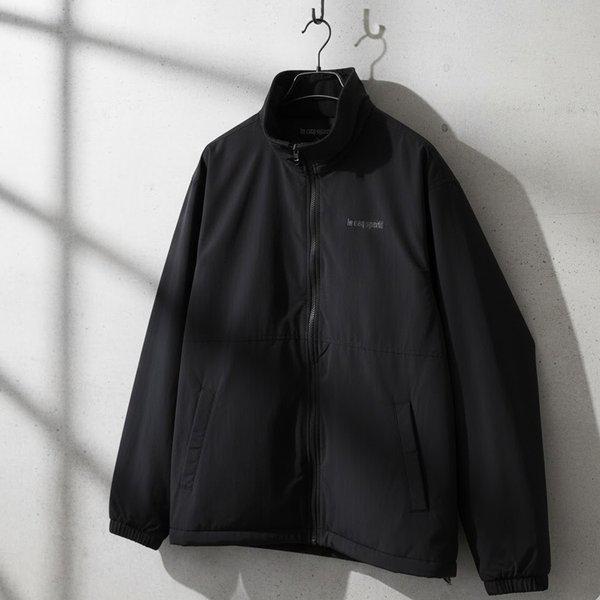 ユニ リバーシブル ルーズフィット フリース ジャケット QR123LJK11-BLK