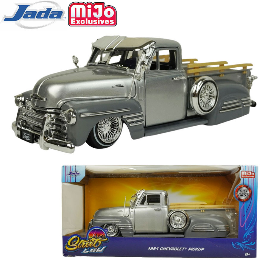 ダイキャスト 1/24 箱入り ミニカーJADA 1951 CHEVROLET PICKUPジャダトイズ シボレー ピックアップ ダイキャストカーシルバー 銀 ローライダー シ 5,788円