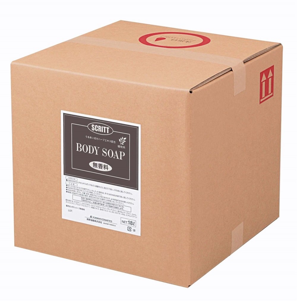 熊野油脂 業務用 SCRITT(スクリット) 無香料ボディソープ 18L 7,102円