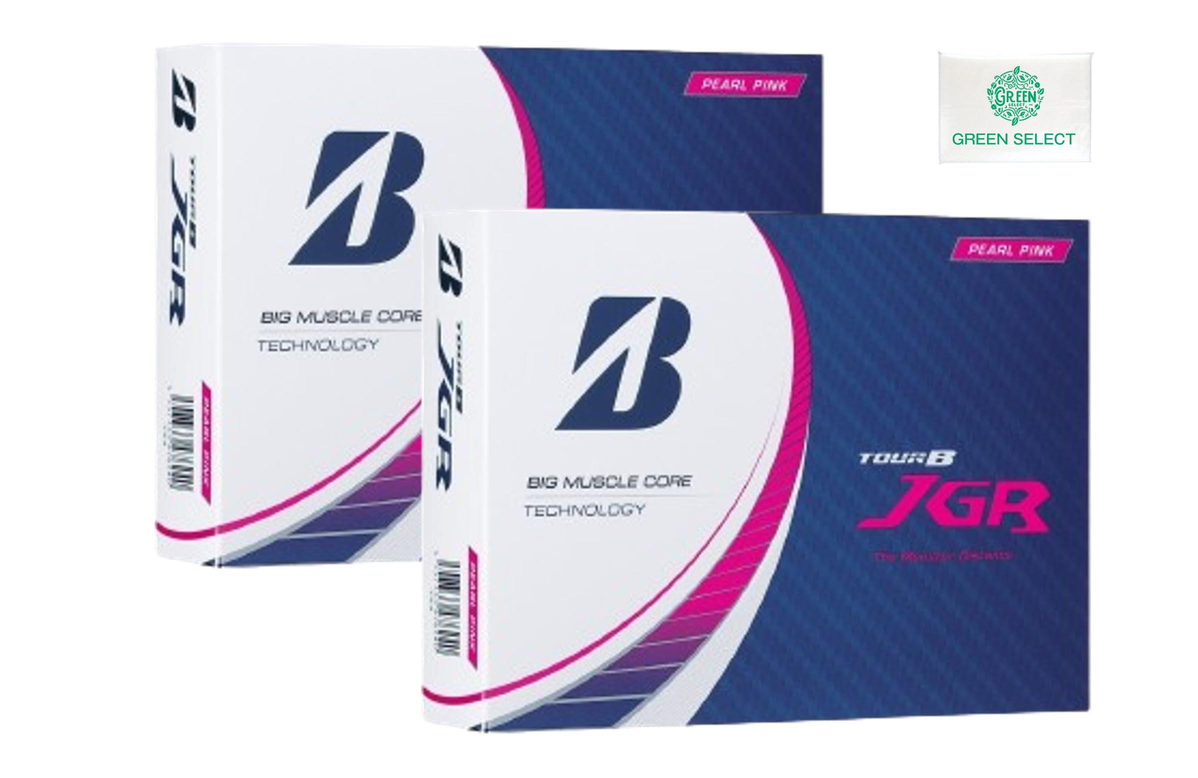 ブリヂストン ゴルフボール TOUR B JGR パールピンク 2ダース(24球入) 2023年モデル オリジナルポケットティッシュ付き