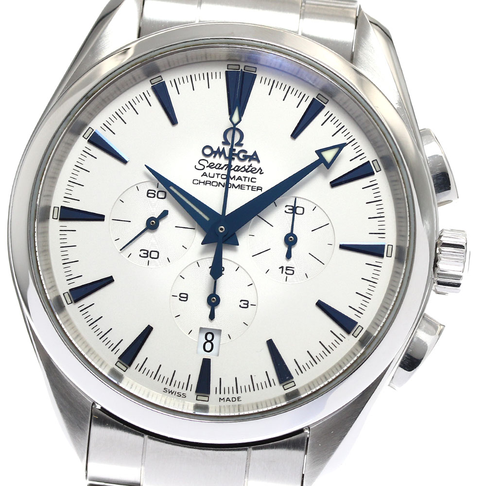 オメガ OMEGA 2512.30 シーマスター アクアテラ デイト クロノグラフ 自動巻き メンズ 良品 _898811【中古】 236,750円