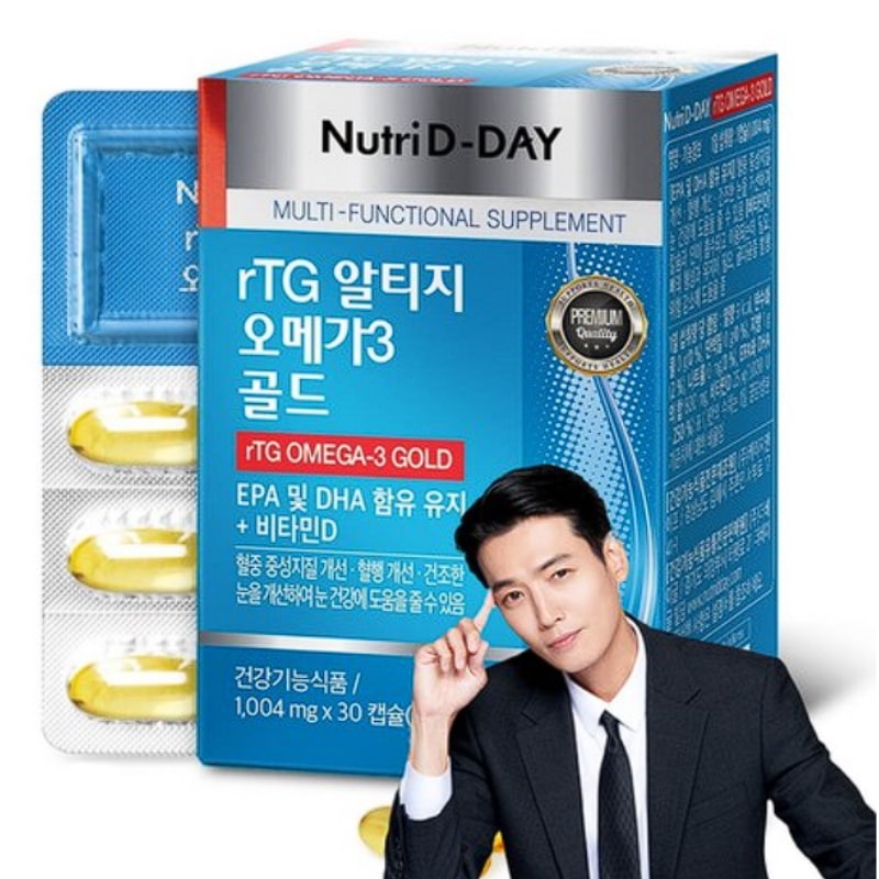 NutriDday rTG UltraG Omega-3 Gold, 30 Tablets, 1 ea