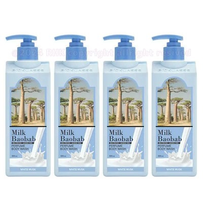【大容量 1000ml 4個】BTSジョングク愛用ボディーソープボディウォッシュホワイトムスクの香り