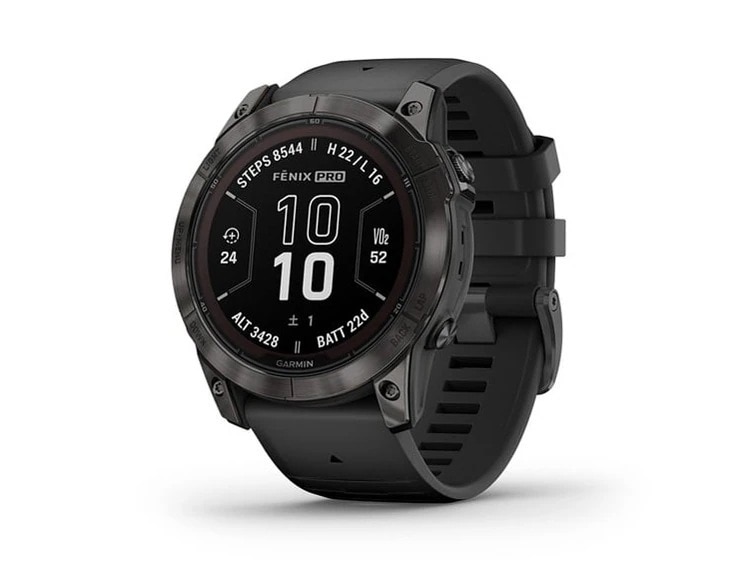 fenix 7X Pro Sapphire Dual Power 010-02778-52 [Ti Carbon Gray DLC/Black]スマートウォッチ