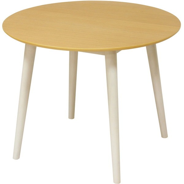 4264 フェブラダイニングテーブル90 ナチュラル メーカー直送