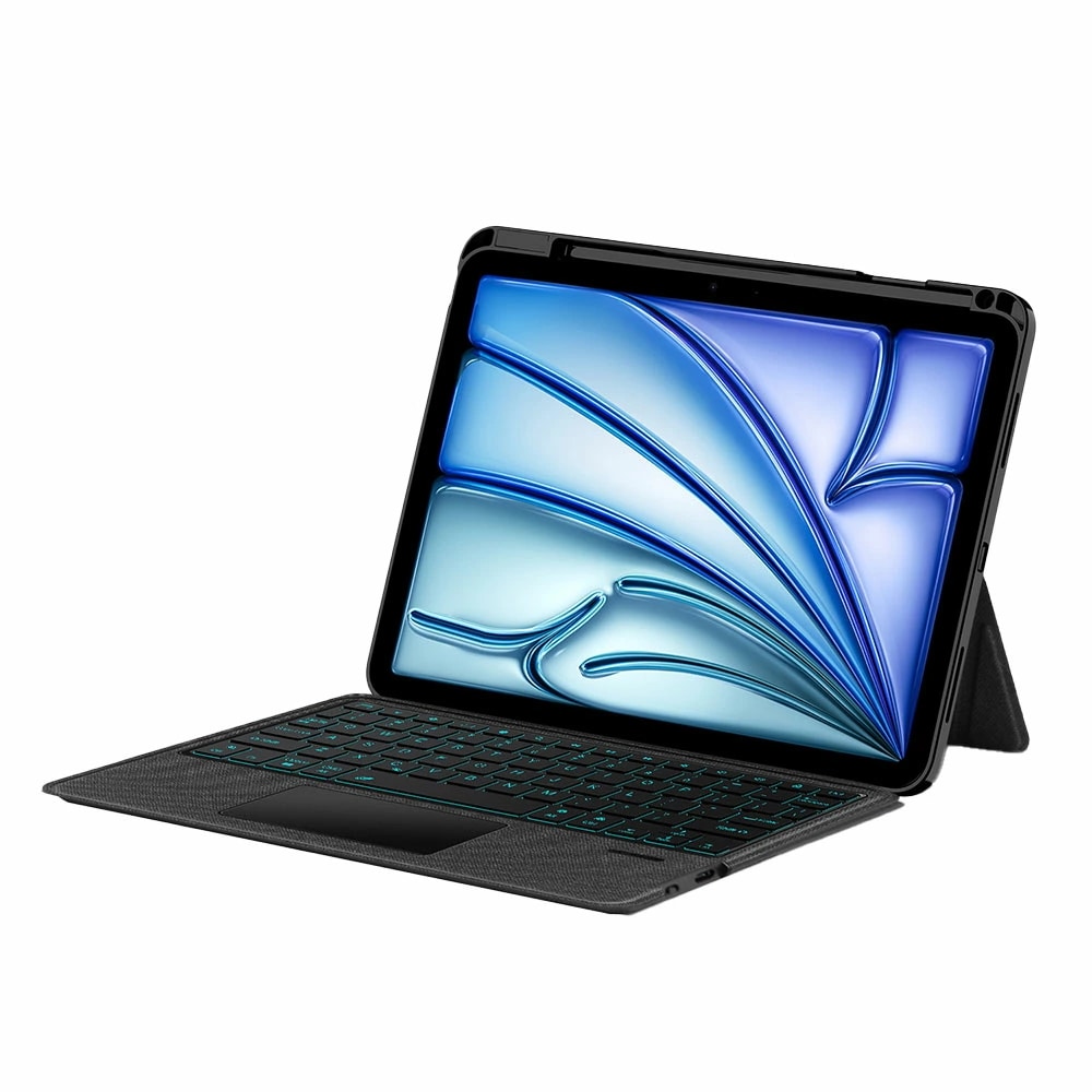 高評価多数iPad Air 13インチ M3/M2対応 ケース 付き Bluetooth キーボード iPad Pro 12.9 インチ 2022202120202018 第6/5/4/3世代 トラッ