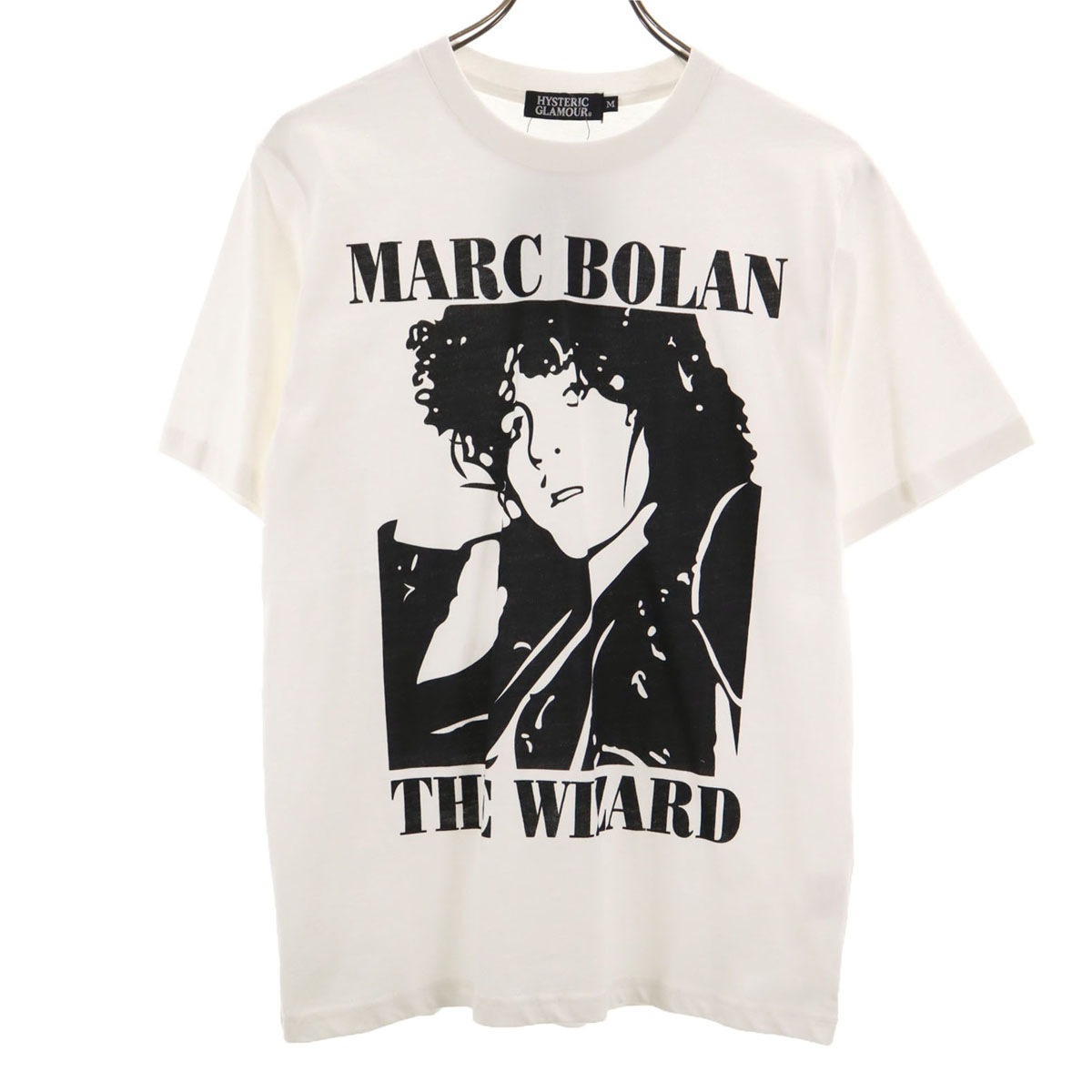 日本製 半袖 マークボラン Tシャツ M ホワイト メンズ 古着