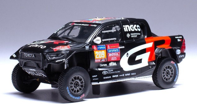 イクソ 1/43 トヨタ GR DKR HILUX EVO T1U 2024年 ダカールラリー #209【RAM930】 ミニカー RAM930 トヨタGR EVO T1U 2024 ダカールラリー