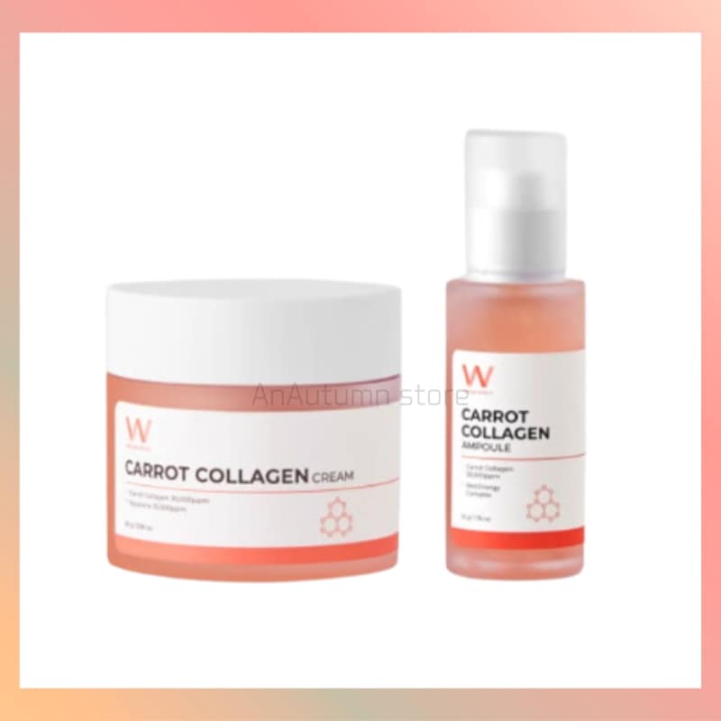 [正規品]にんじん コラーゲン アンプル+クリーム セット（コラーゲン アンプル 50g+コラーゲン クリーム 80g）
