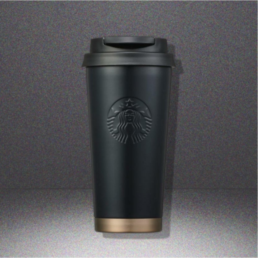 SS ブラック マット エルマ タンブラー 473ml + ショッピングバッグ