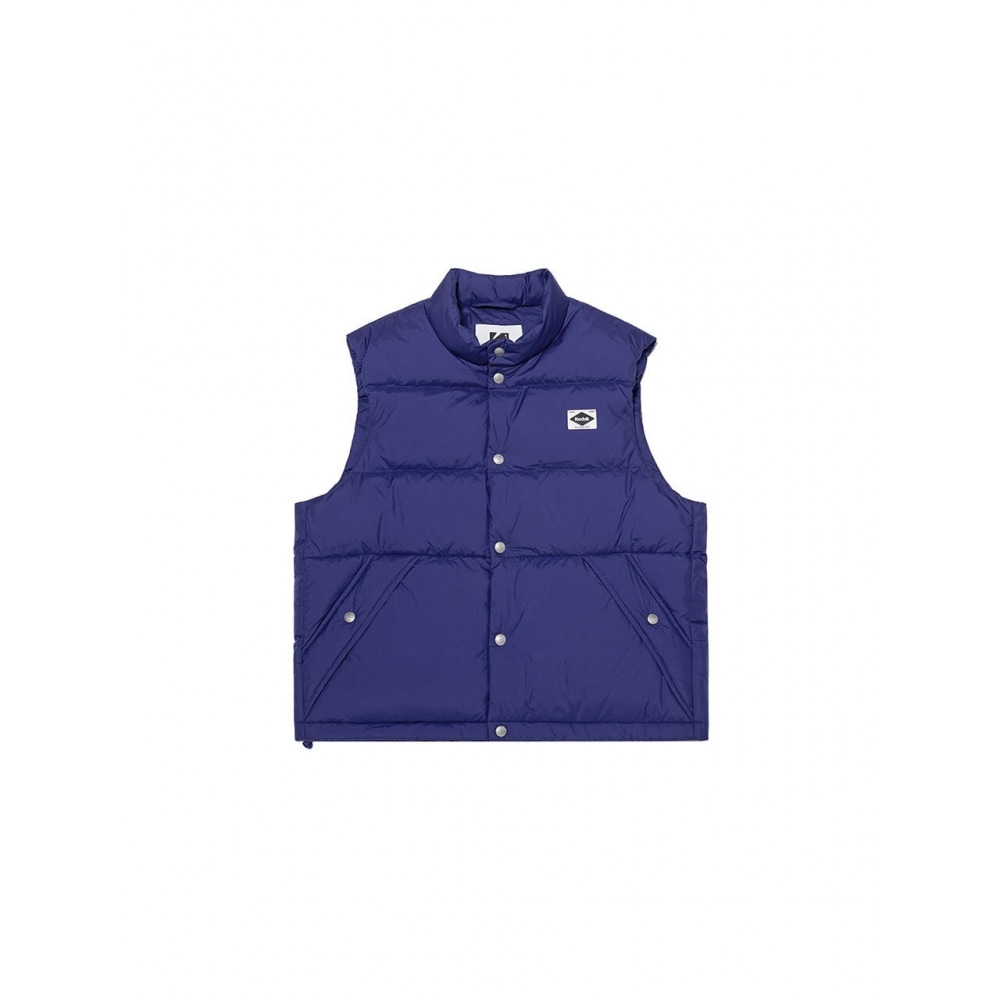 コダックアパレルレインボーライトウェイトダウンベストブルー