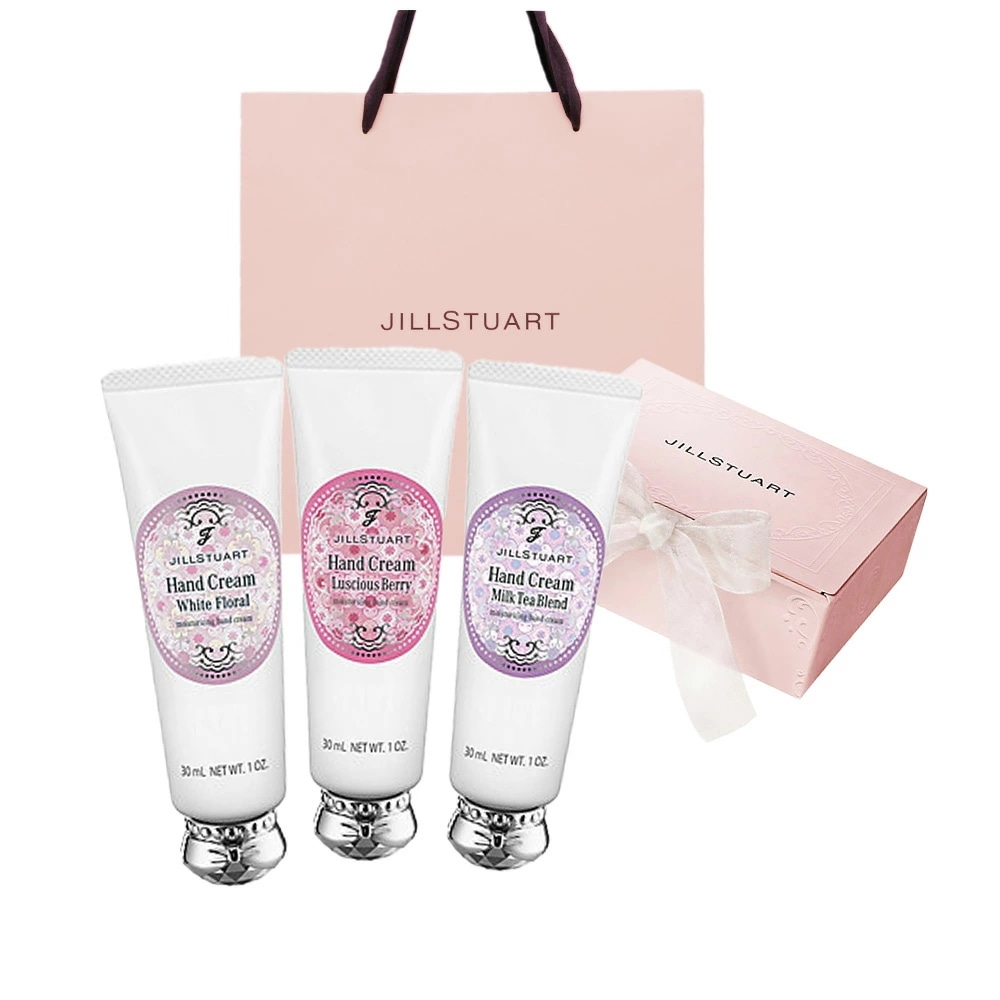 【国内正規品】 ミルクティーブレンド　ラシャスベリー　ホワイトフローラル　ハンドクリーム 3種セット 誕生日 プレゼント ギフト ショッパー付き 贈り物 ラッピング済み