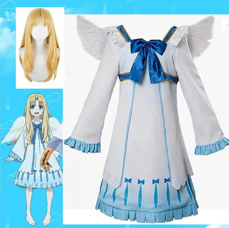 【2枚購入で100円OFF】忘会 ハロウィン クリスマス コスプレ衣装 ウィッグ 衣装＋翼 コスプレ フィーロ 盾勇者成り上がり