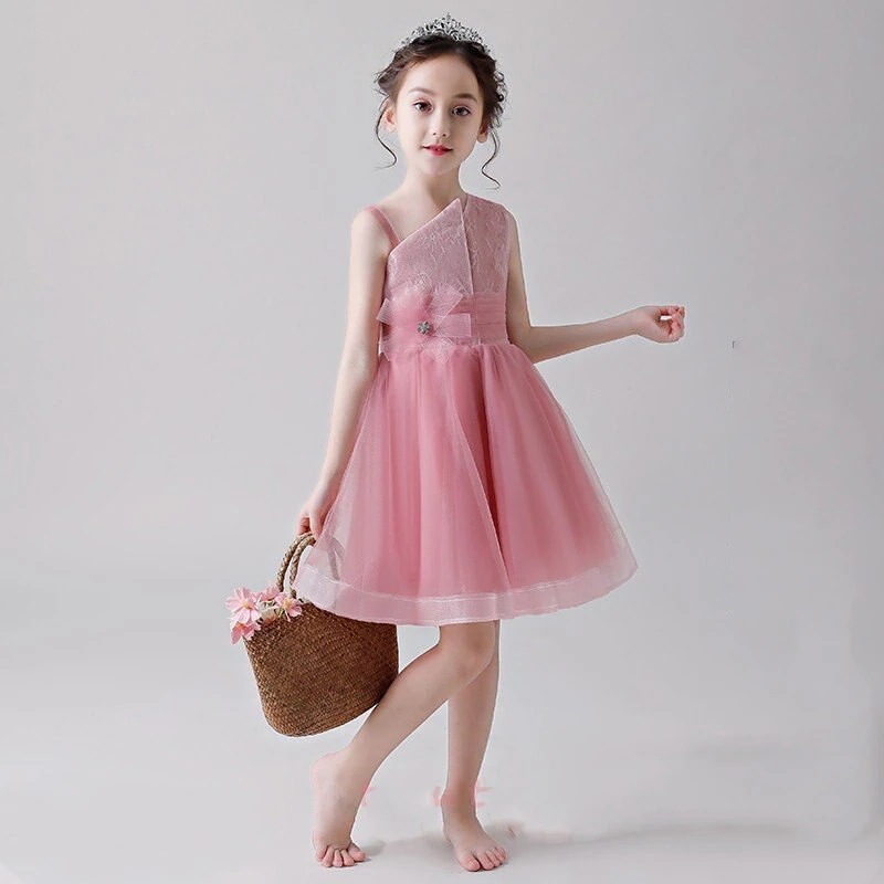 子供ドレス ダンス演出 舞台服 姫様ワンピース きれいめ キッズフォーマルドレス ピアノ 演奏会フラワーガール ジュニアドレス90cm160cm