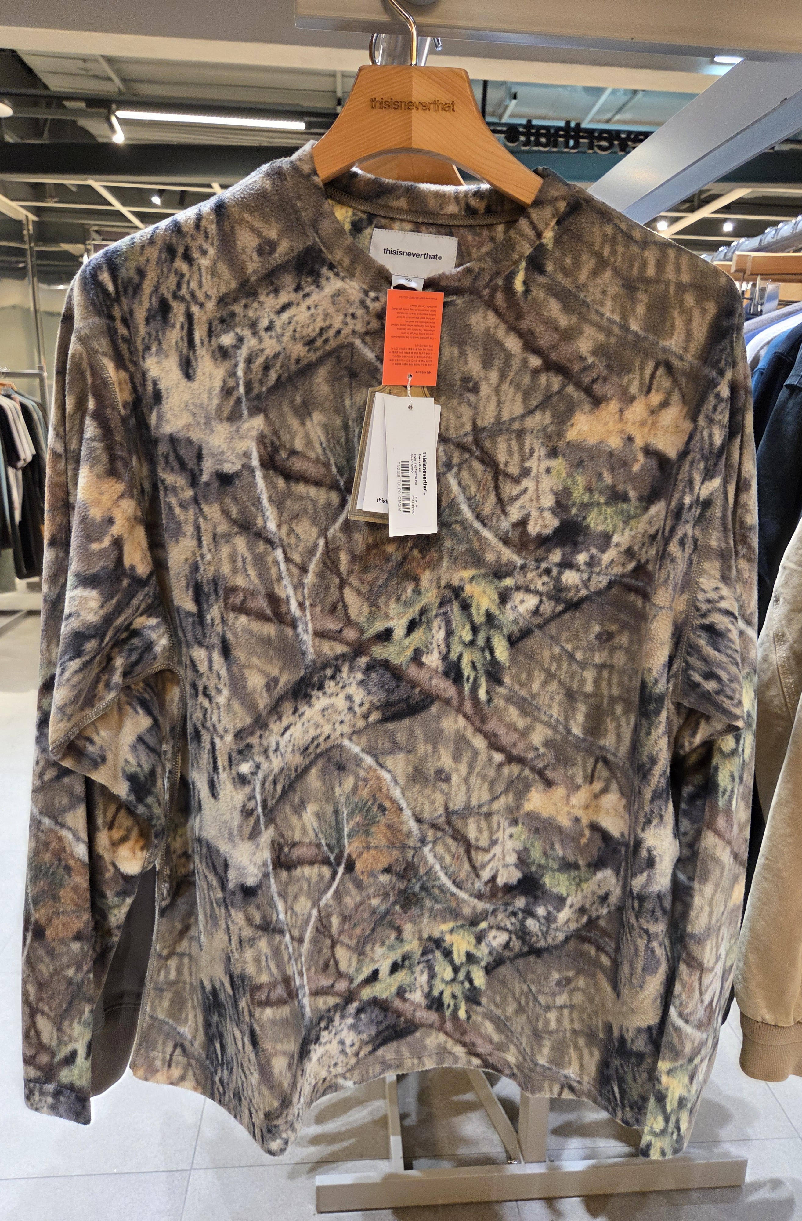 【THISISNEVERTHAT】 25FW FLEECE CREW : CAMO