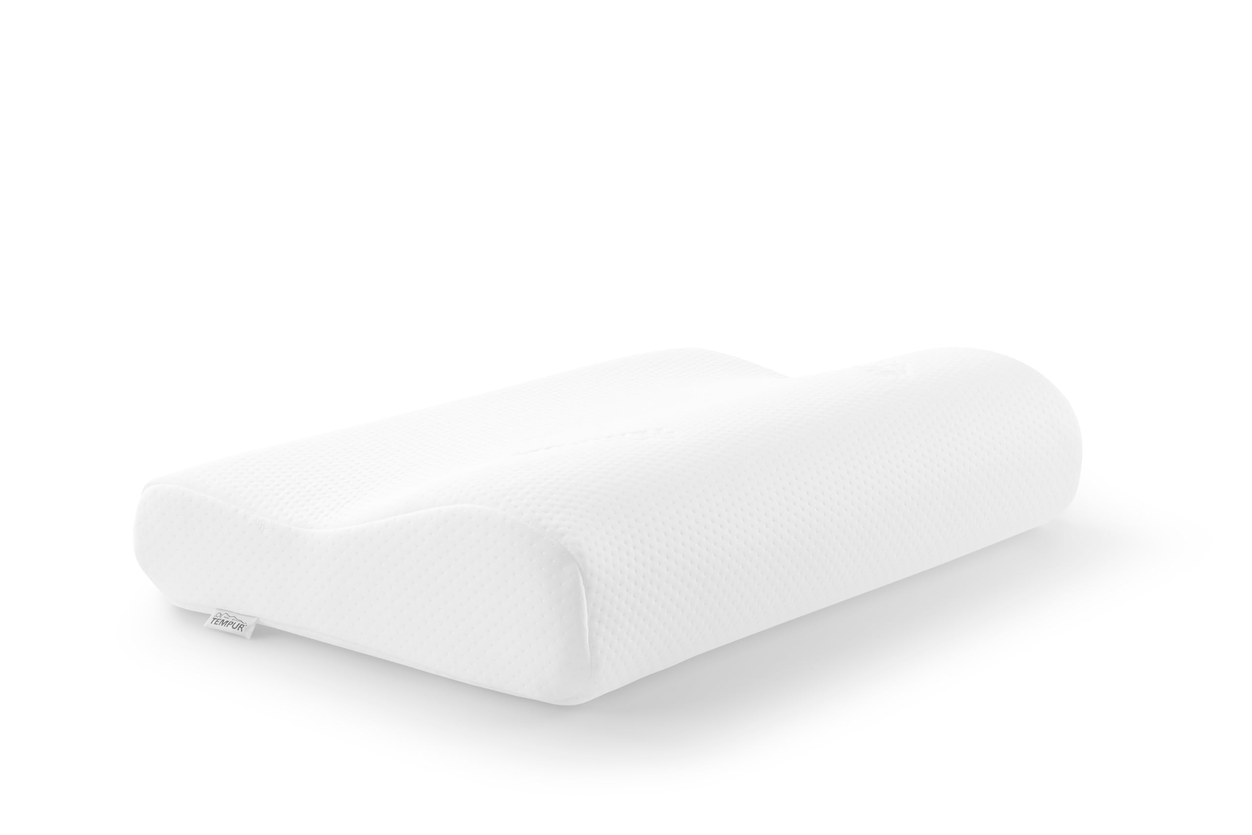 枕 まくら オリジナルピロー ホワイト かため 頭部から首筋に優しくフィット 仰向け/横向き可能で快眠をサポート XS高さ約7cm ストレートネック 肩凝り 肩こり カバ