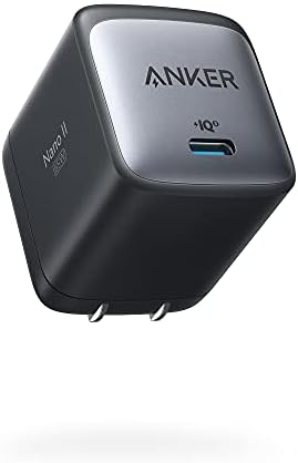 Anker Nano II 65W (PD 充電器 USB-C)【独自技術Anker GaN II採用/PD対応/PSE技術基準適合/折りたたみ式プラグ】MacBook PD対応Windows PC 5,067円