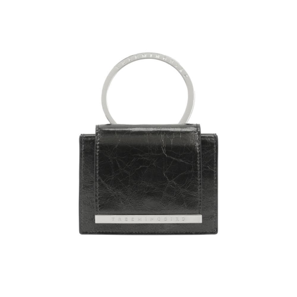 TREEMINGBIRD Metal O RIng Wallet Dark Gray TM2513WL001