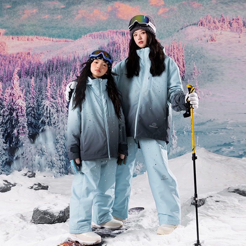 スノーボードウェア 2024 2025 上下セット 親子 メンズ レディース キッズ 子供 アウター パンツ ウィンタースポーツ韓国風防水 スノー スキーウェア