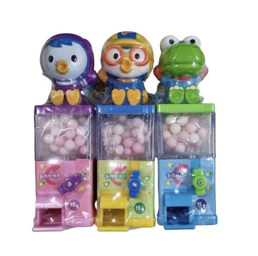ポロロ キャンディー自販機/自販機 キャンディー 3種 15g ランダム12個入り 韓国キャンディー