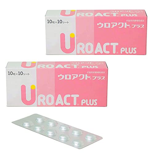 2個セットウロアクトプラス 犬猫用 10粒×10シート