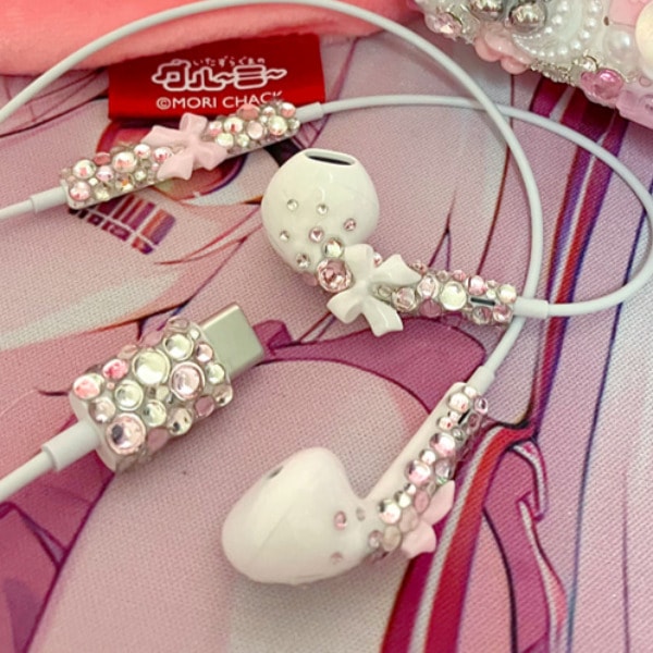 Pink Melody Earphone - Premium ver（iPhone正規品使用） (CType/8pin)