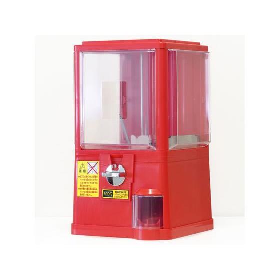 ガチャコップL 本体 硬貨仕様(500円玉) 赤 あミューズ 747304