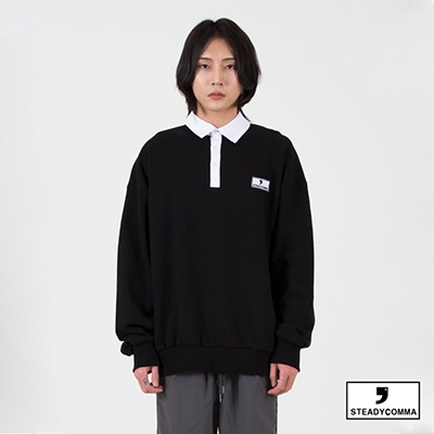 [STEADYCOMMA]PKパッチロゴスウェットシャツ