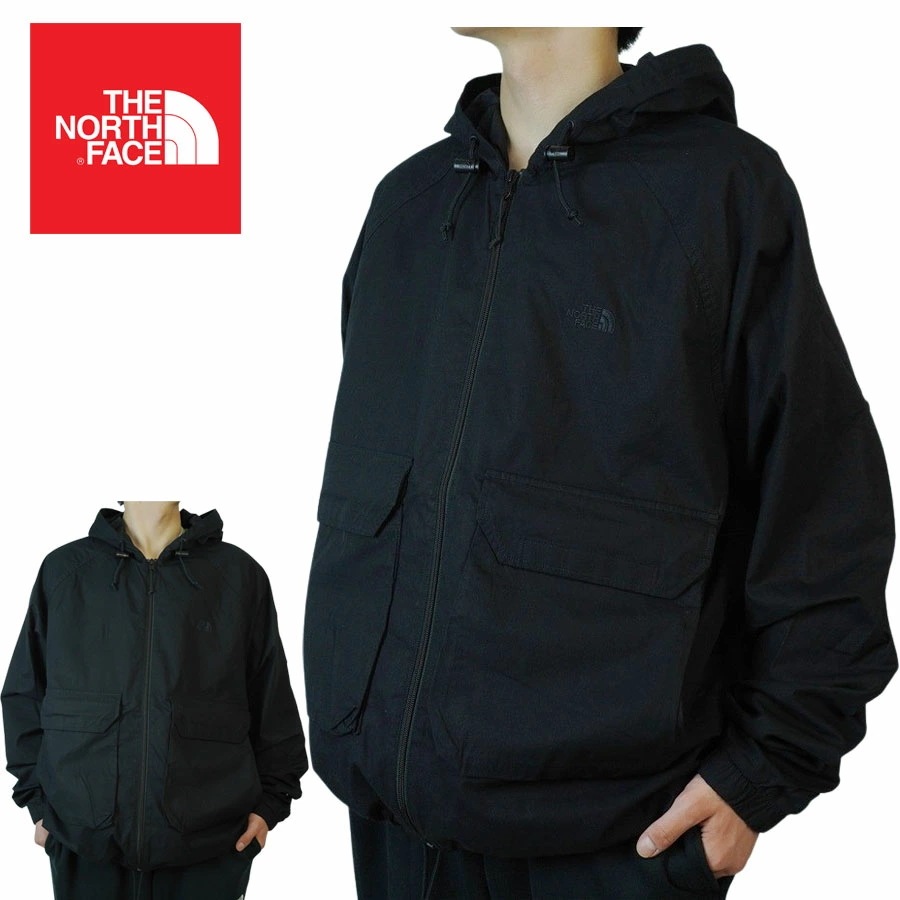 ノースフェイスTHE NORTH FACEメンズ ジャケットM RPSTP WND HDYメンズ リップストップ ウインド フーディTNF BLACK(